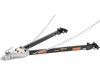 VEVOR Tow Bar, 5500 lbs Towing Capacity with Chains, Powder-Coating Alloy Steel Bumper-Mounted Universal Towing Bar, Coupler Fits 2-Inch Ball Hitch, 39.4-Inch Opening Width, for RV Car Trailer Truck
