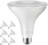 VEVOR PAR38 Flood Light Bulb, 6 Pack LED Outdoor Flood Lights, 1050 Lumens LED Flood Light Bulbs, 5000K Cool White Light, 15,000 Hour Lifetime, Weatherability Stepless Dimmable Recessed Can Light Bulb
