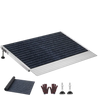 VEVOR Threshold Ramp for Doorways, 24 x 35.8 in, Platform Aluminum Wheelchair Ramp with Adjustable Height, Non-Slip Door Threshold Ramps, 800 lbs Load Capacity, for Home Steps, Wheelchairs, Walkers