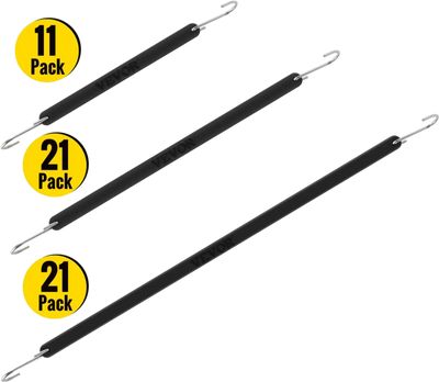 Vevor Bungee Cords 53-Pack Assorted Natural Rubber Tarp Straps with S Hooks New