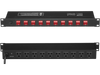 VEVOR 1U PDU, 10 Outlets, Rack Mount Power Strip Fits Standard 19" Server Racks, with Independent Switch Surge Protection & Overload Protection, 110-125V/15A, Ideal for Home and Office