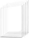 VEVOR PET/Plexiglass Sheets, 5-Pack Plastic Sheet, 24 x 36 Inch 0.04 Inch Thick Transparent Clear Flexible Plastic Panels for Craft, Replacement Picture Frame Glass, DIY Display Project, Easy to Cut