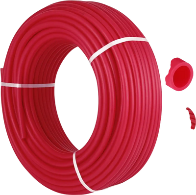 VEVOR Oxygen Barrier PEX Tubing - 1/2 Inch X 500 Feet Tube Coil - EVOH PEX-B Pipe for Residential Commercial Radiant Floor Heating Pex Pipe (1/2