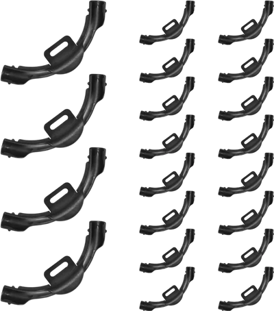 VEVOR PEX Tubing Bend Support, 20 Packs 90-Degree Elbow Bend Support Compatible with 1/2-inch PEX Pipes, Corrosion & Rust Resistant Pex Clamps Pipe Holder with Nail Tab