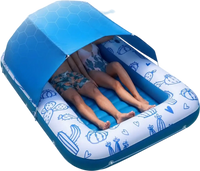VEVOR Inflatable Pool Float with UPF 50+ Canopy, 82