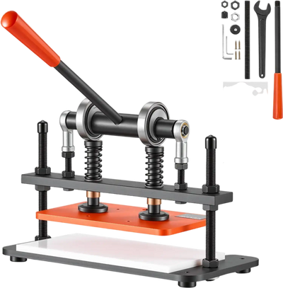 Vevor Leather Cutting Machine Hand Press Die Cutter Embossing Machine New
