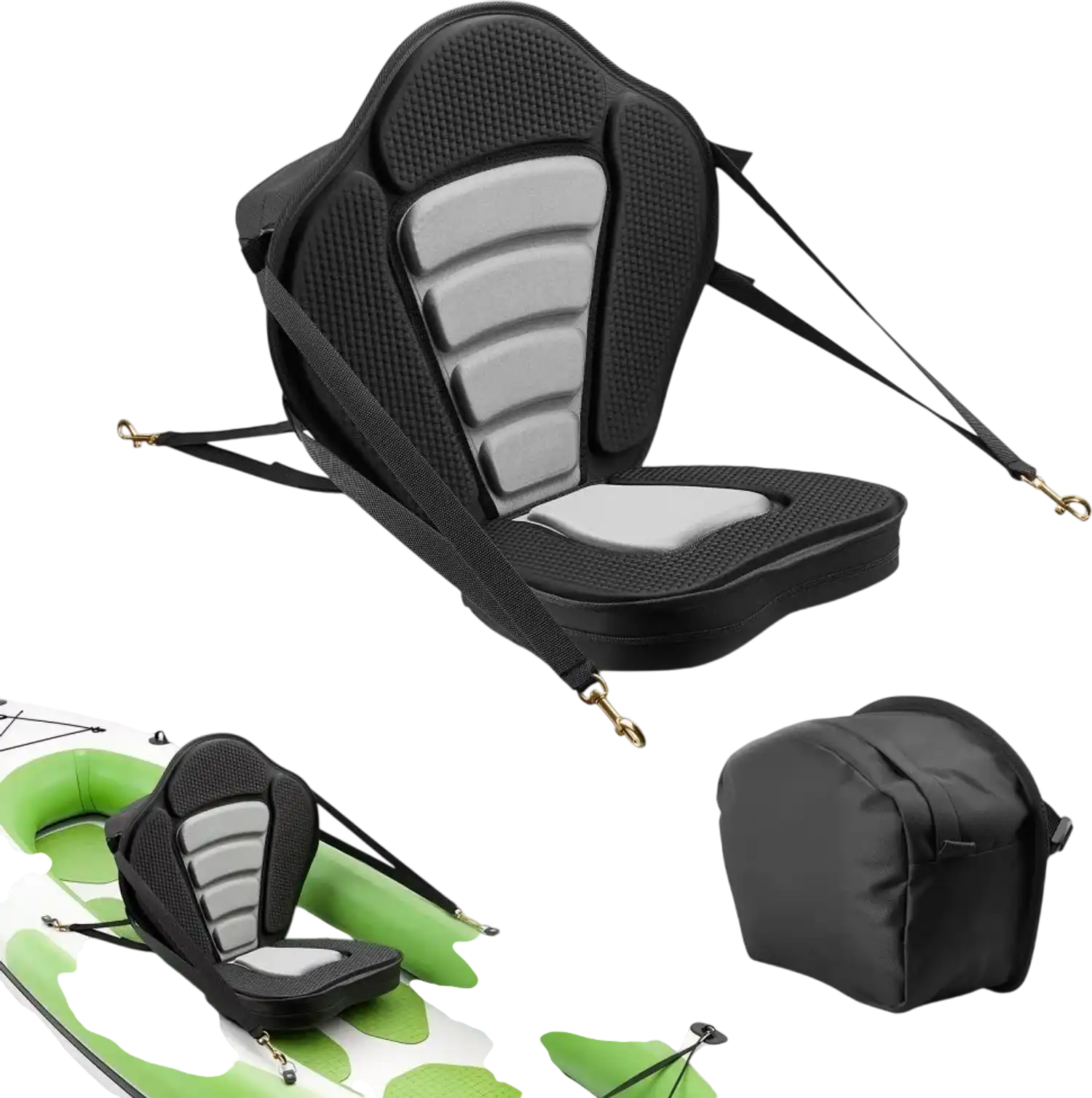 Vevor Kayak Seat Universal Paddle Board Seat with Back Support 1-Pack 2.6