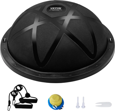 Vevor Balance Trainer Ball Half Exercise Ball with Resistance Bands and Pump 23