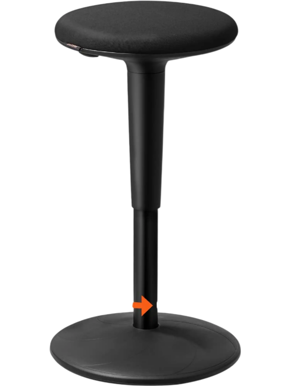 VEVOR Wobble Chair, Height-Adjustable (21.7-28.3") Active Chair, Flexible Seating Wobble Stool Made of Iron Improves Focus & Posture, Ideal for Schools, Office and Home, 8° Tilt Angle, Age 12-18, Black