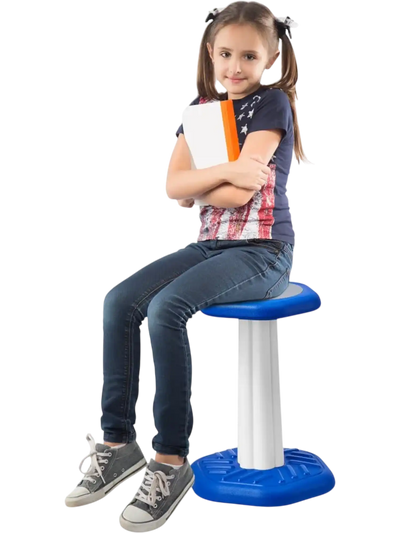Vevor Wobble Chair Kids Active Seating with Sponge Cushion Blue New