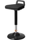 VEVOR Active Chair with Handle, Height-Adjustable (24.6-34.4") Wobble Chair Made of Elastic Fabric & 45 mm Foam, Ideal for Schools, Office and Home, 8° Tilt Angle, Age 12-18, Black