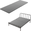 VEVOR Full Size Bunkie Board, 1.5 in Bed Board Slats with 200D Oxford Cloth, Wooden Mattress Support for Full Size Bed, Easy Assembly Support under Mattress, 2 Piece, Gray