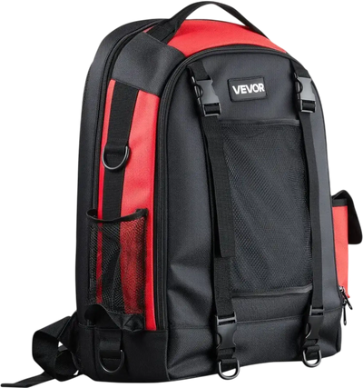 VEVOR Welding Backpack, 25.2L Welder Backpack for Tools and Helmet, 1680D High-Density Polyester Extreme Gear Pack with Helmet Bag, Multi-Purpose Gear Storage Bag for Welding, Outdoor Camping, Hiking