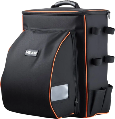 VEVOR Welding Backpack, 35.6L Welder Backpack for Tools and Helmet, 600D Polyester Extreme Gear Pack with Helmet Catch Bag, Multi-Purpose Gear Storage Bag for Welding, Outdoor Camping, Mountaineering