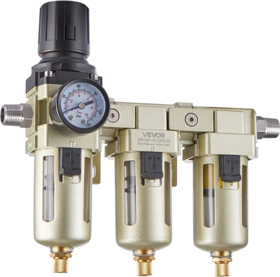 VEVOR Air Compressor Filter Regulator, 3/8