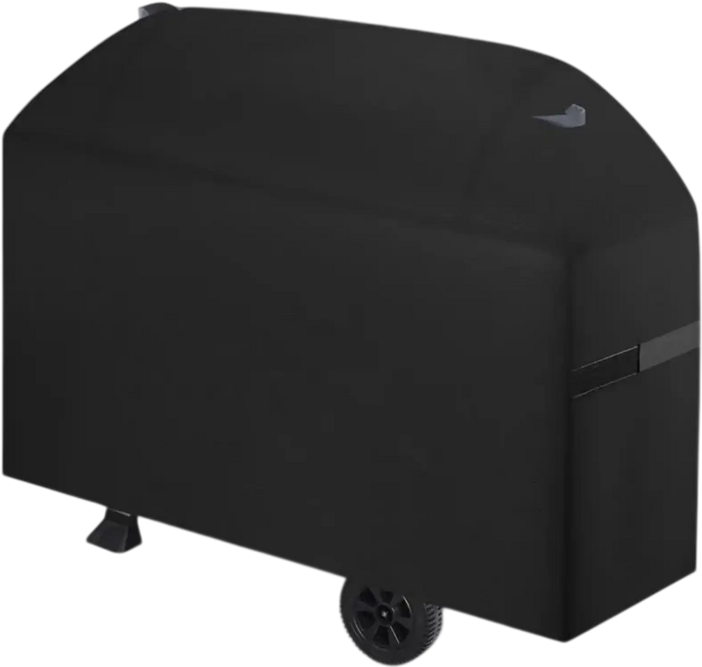 VEVOR Grill Cover, 63 inch BBQ Covers for Outdoor Grills, Waterproof, Fade Resistant, Weather Resistant Heavy Duty 600D Polyester, Easy On/Off, with Hook-and-Loop Straps, Black