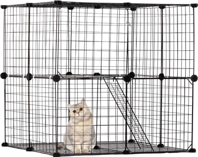 Vevor Cat Cage Large 2-Tier 28 x 28 x 28