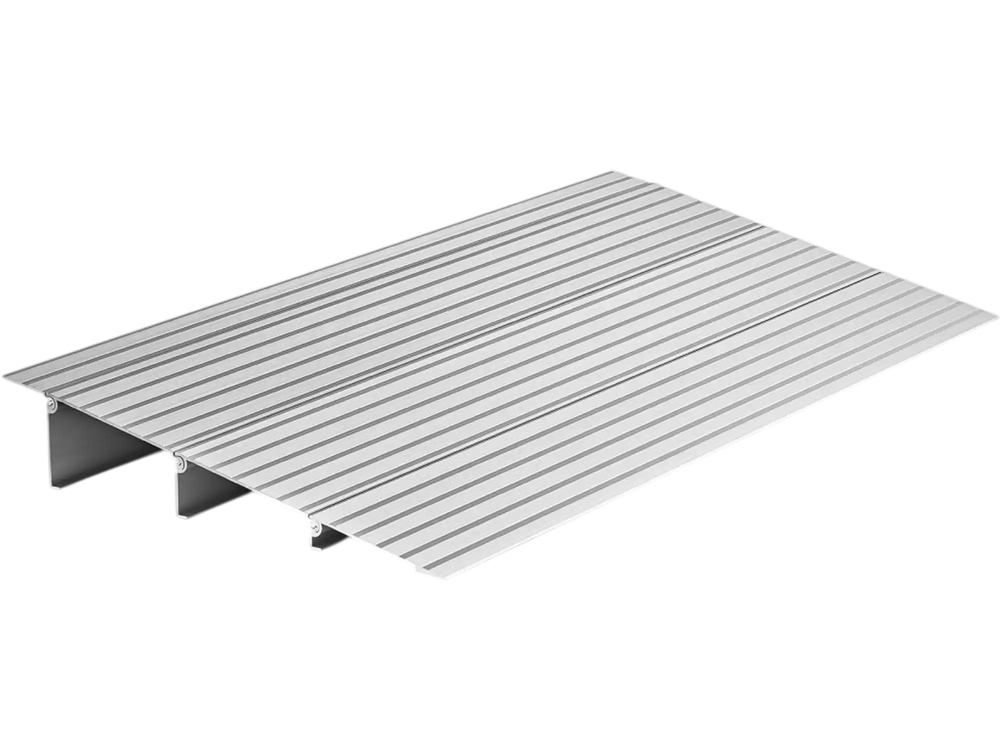 VEVOR Door Threshold Ramp, 3 inch Rise, Aluminum Alloy Threshold Ramp Rated 800 lbs Load Capacity, Handicap Ramps for Home Steps for Wheelchair, Scooters, Power Chairs, Walkers, Bicycle, Tricycle