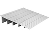 VEVOR Door Threshold Ramp, 5 inch Rise, Aluminum Alloy Threshold Ramp Rated 800 lbs Load Capacity, Handicap Ramps for Home Steps for Wheelchair, Scooters, Power Chairs, Walkers, Bicycle, Tricycle