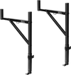 VEVOR Truck Rack, 19-34inch Extendable Truck Ladder Rack, 38.6"-43.6" Adjustable Height, 250 lbs Capacity Steel Ladder Rack for Truck, Heavy Duty Truck Bed Rack for Kayak, Surfboard, Lumber, Ladder