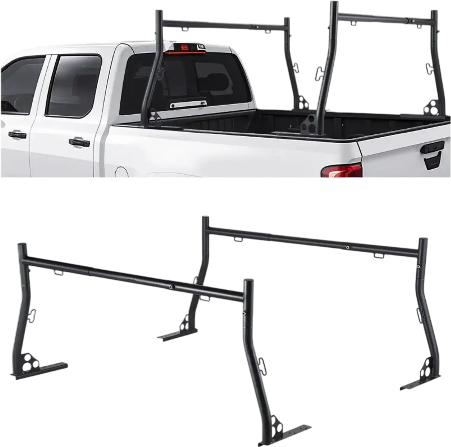 Vevor Truck Ladder Rack Adjustable 49-73