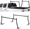 VEVOR Truck Ladder Rack, 49-73 in Width, Extendable Universal Cargo Rack, Heavy Duty Steel with 800 lbs Static Load Capacity, Ideal for Canoes, Surfboards, Ladders, Lumber, Tents, and Large Cargo