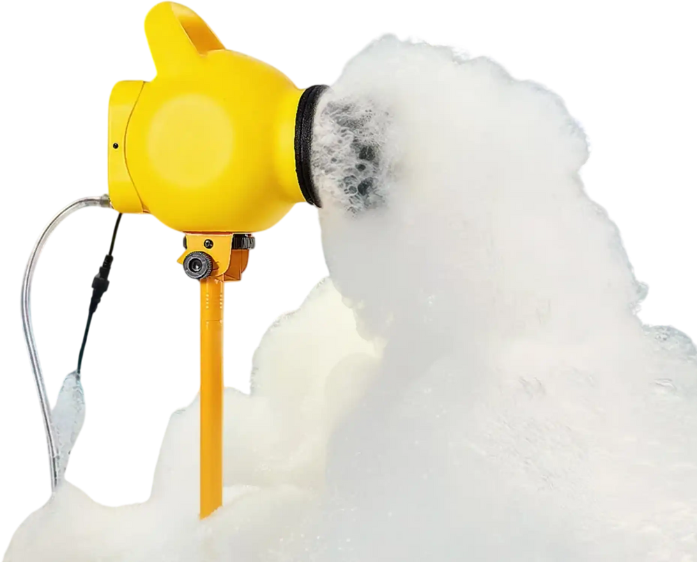 VEVOR Foam Machine, Adjustable Angle Control Foam Cannon Party Machine, Bubble Cannon with 37QT Water Tank, Stable Vertical Design, Dense Foams Maker for Gatherings, Celebrations & Party