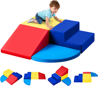 Vevor Climbing Toys 4-Piece Foam Climbing Blocks Set for Toddlers New