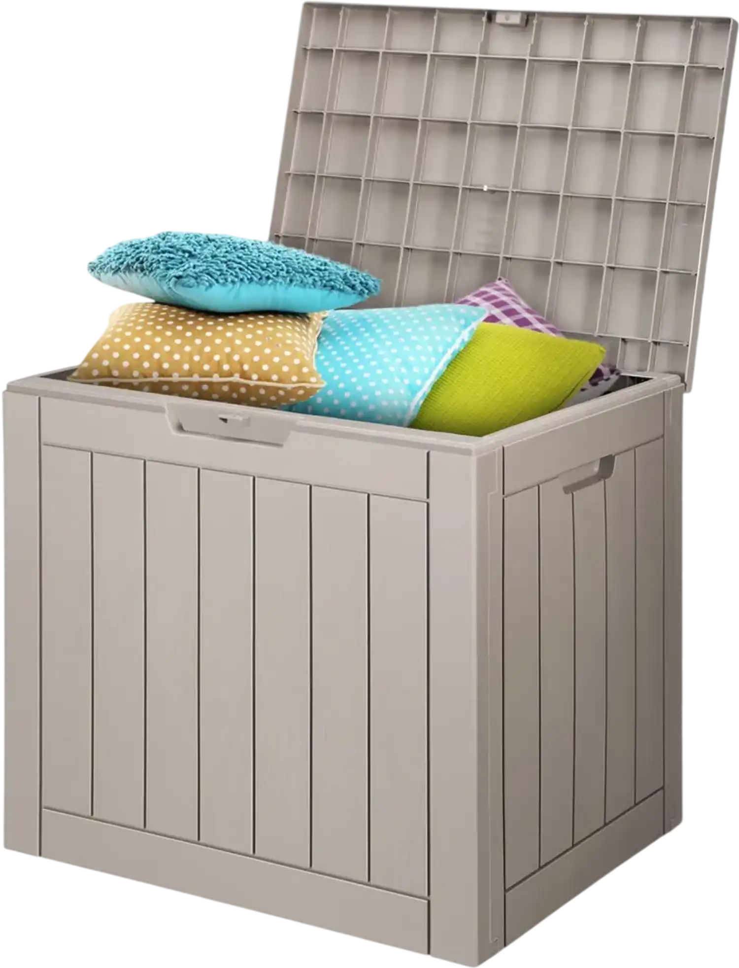 Vevor Outdoor Storage Box 31 Gal Waterproof Resin Deck Box New