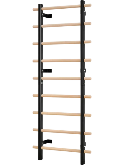Vevor Swedish Ladder 9-Level Wall Gym Suspension Trainer Stall Bars New