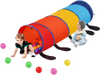 VEVOR Kids Play Tunnel Tent for Toddlers, Colorful Pop Up Caterpillar Crawl Tunnel Toy for Baby or Pet, Collapsible Gift for Boy and Girl Play Tunnel Indoor and Outdoor Game, Multicolor