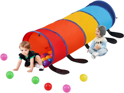 Vevor Play Tunnel Kids Caterpillar Crawl Pop-Up Tent Multicolor New