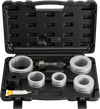 VEVOR Exhaust Pipe Expander Tool Kit, 1-5/8" to 4-1/4" Exhaust Pipe Stretcher, Muffler Pipes Spreader with 7 Heavy-Duty Collects & Storage Case, Automotive Car Tool Kit for Tailpipes Tubes