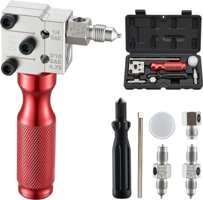 Vevor Brake Line Flaring Tool Kit 45 Degree Single and Double Flare for 3/16