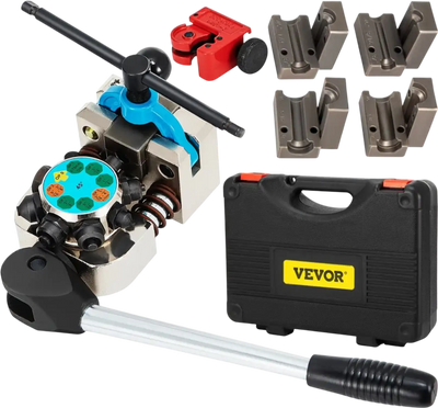 VEVOR Brake Line Flaring Tool, 45 Degree Single, Double, and Bubble Flares for 3/16\