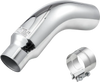 VEVOR Elbow Exhaust Tip, 4 Inch Inlet, 6 Inch Outlet, 23 in Overall Length, Chrome Turn Down Exhaust Tip with Clamp for Truck, Sedan, Sports Car, SUV, Chrome Structure for High Temperature Resistance