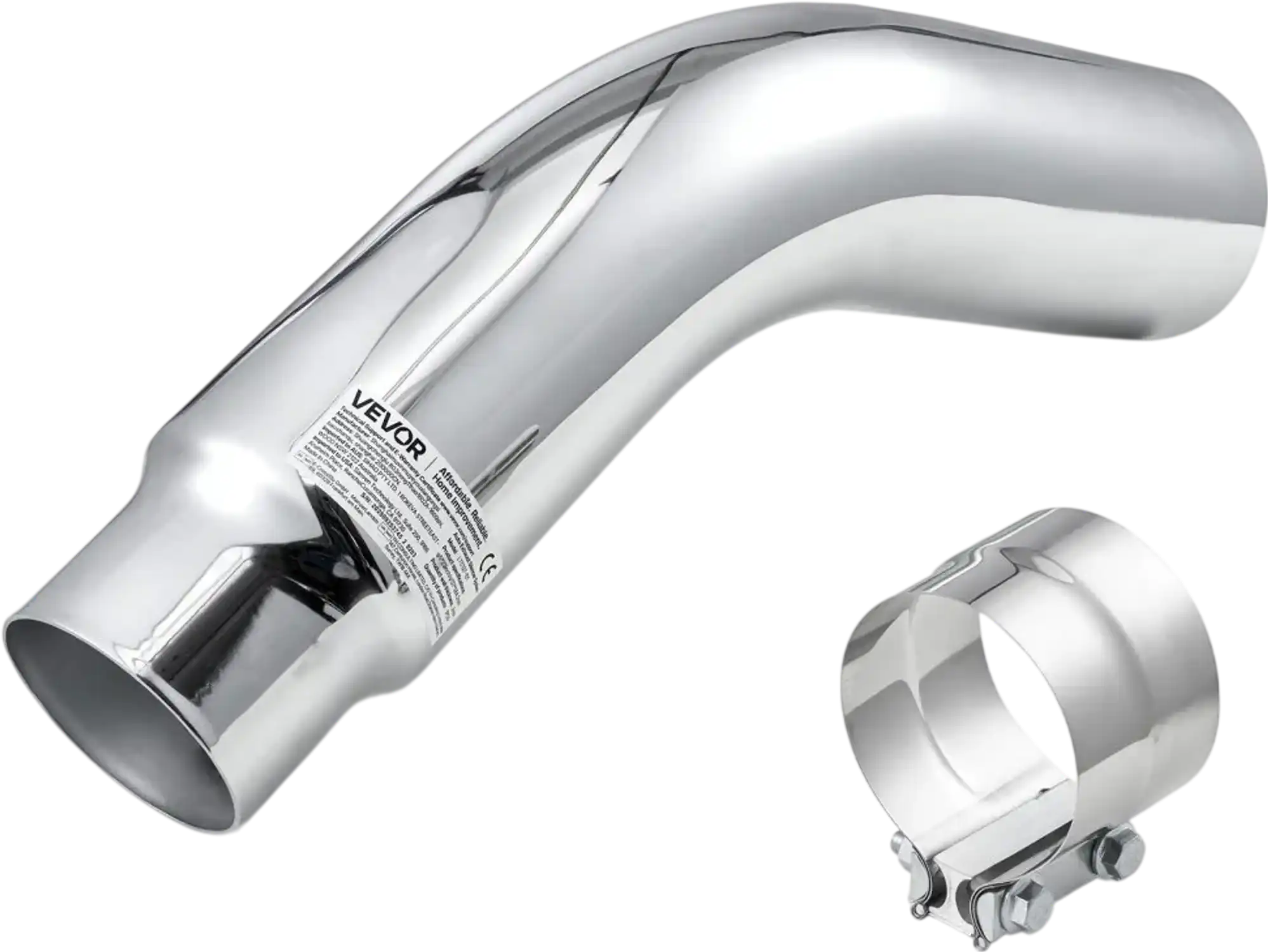 Vevor Exhaust Tip Chrome Turn Down 4