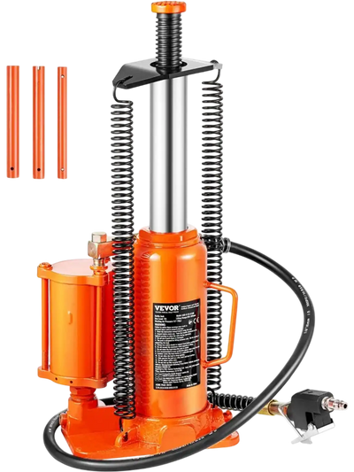 Vevor Bottle Jack 12 Ton Air Hydraulic Manual Hand Pump New