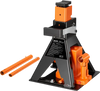 VEVOR Hydraulic Bottle Jack and Jack Stand in One 3 Ton (6613.9 lbs) Lift, for Sedans, Compact SUVs & Small Vans, 10.75"-21.14" Lifting Range, All-in-One Heavy Duty Vehicle Unijack with Wide Base
