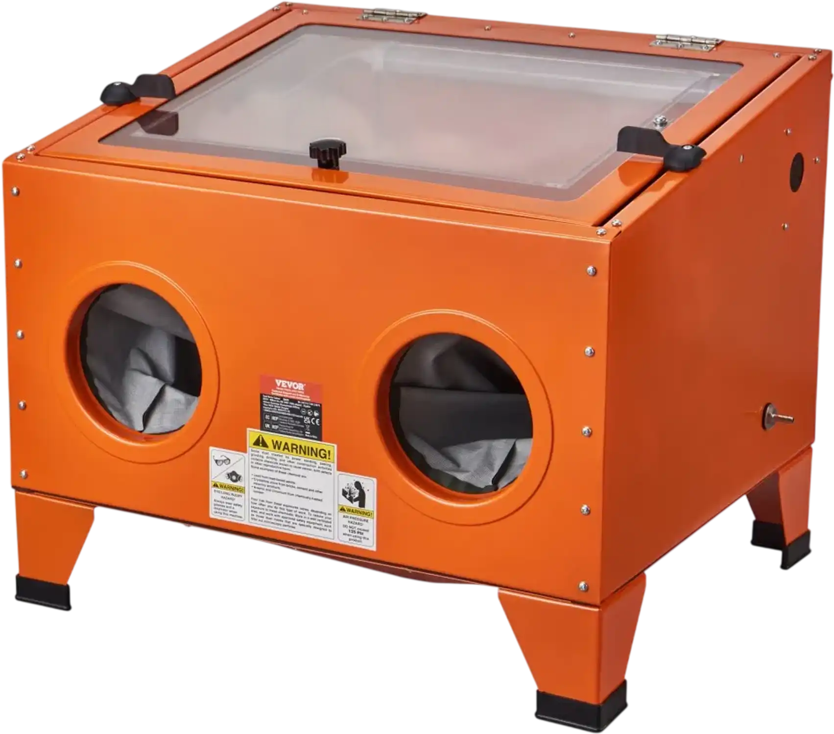 Vevor Sandblasting Cabinet 25 Gallon Benchtop Portable Sand Blaster New