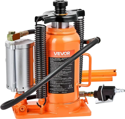 Vevor Bottle Jack 20 Ton Air Hydraulic High Lift New