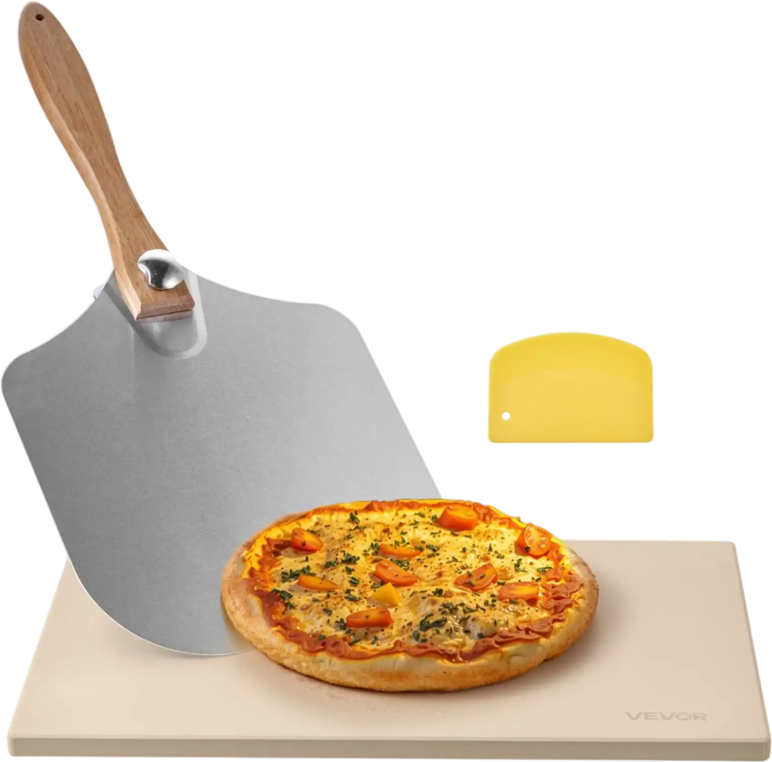 Vevor Pizza Stone Cordierite Rectangular Baking Stone 20 x 14 x 0.6