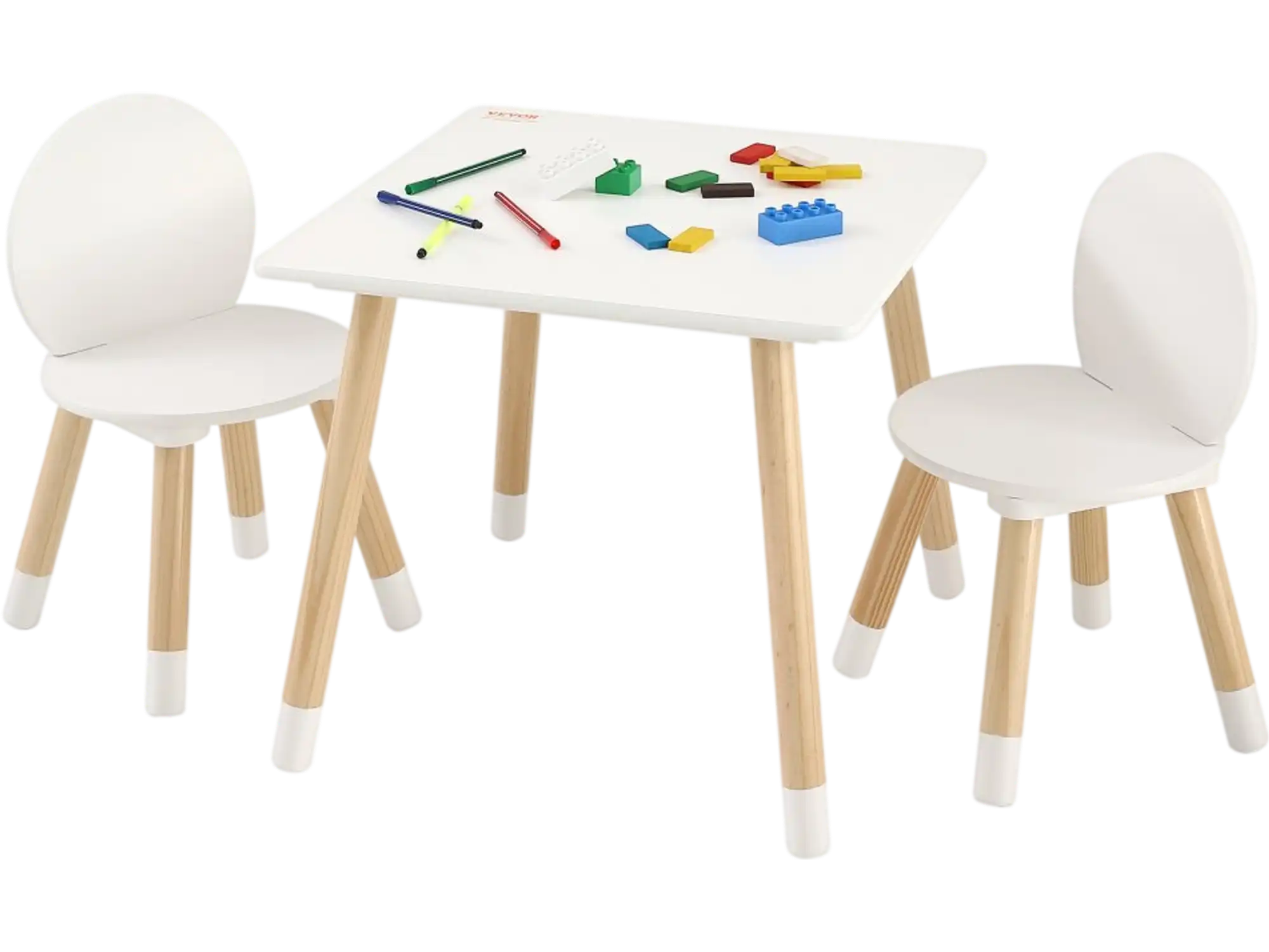 Vevor Kids Table and Chairs Set Multi-Activity Craft Reading Learning New