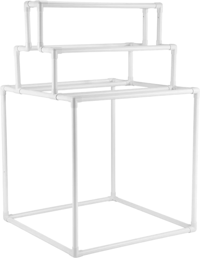 VEVOR Towel Rack, 8 Bars Outdoor PVC Towel Holder, Freestanding Pool Towel Hanger Stand Next to Hot Tub, Outdoor Indoor Quilt Drying Rack Organizer, Ideal for Poolside, Bathroom, Spa, White