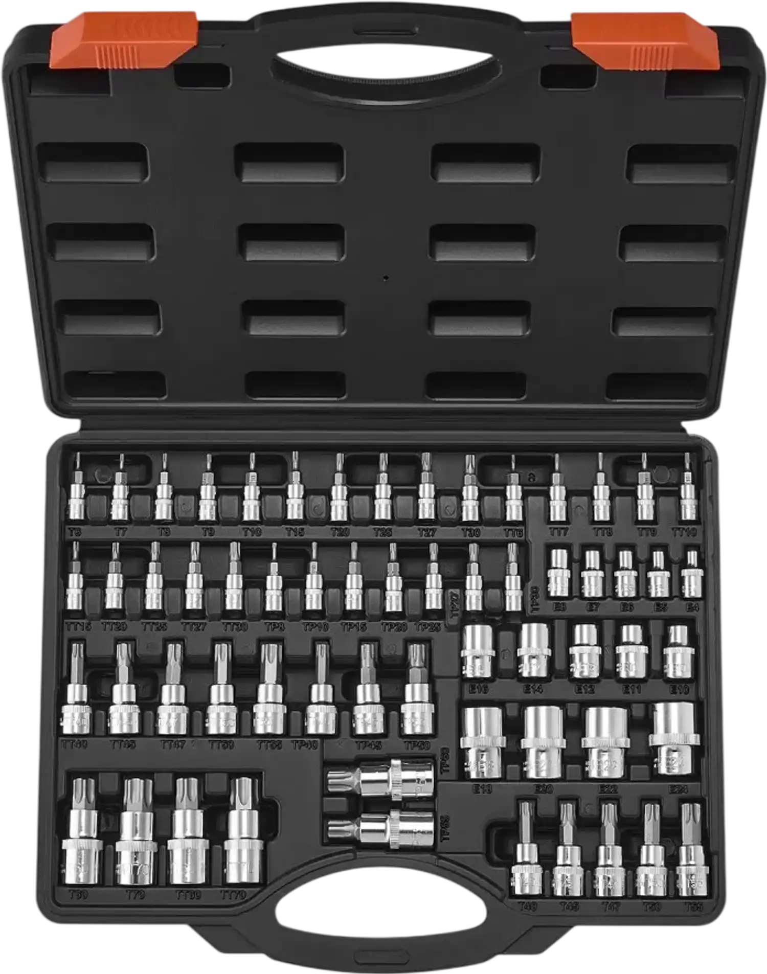 Vevor Torx Socket Set 60-Piece External Torx and Torx Bit Set New