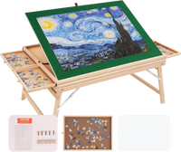 VEVOR 1500 Piece Puzzle Table with Folding Legs, 4 Drawers and Cover, 32.7