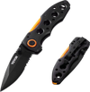 VEVOR Folding Pocket Knife, 3 in/7.6 cm 7Cr17Mov Blade, Aluminum Handle Small EDC Knife with Pocket Clip, Sharp Camping Survival Hiking Knife, 2.8 oz/0.08 kg Easy to Carry for Men Women Self Defense