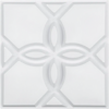 VEVOR 3D Wall Panels, 33-Pack 11.81 x 11.81 in PVC Modern Art Minimalist Floral Tiles, 32 Sq.Ft Coverage Accent Wall Panel, Interior Home Decor for Ceiling, Bedroom, Living & Gaming Room, Matte White
