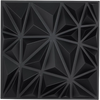 VEVOR 3D Wall Panels, 33-Pack 11.81 x 11.81 in PVC Modern Art Minimalist Diamond Tiles, 32 Sq.Ft Coverage Accent Wall Panel, Interior Home Decor for Ceiling, Bedroom, Living & Gaming Room, Matte Black