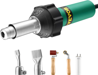 Vevor Plastic Welder 1600W Hot Air Torch Kit New